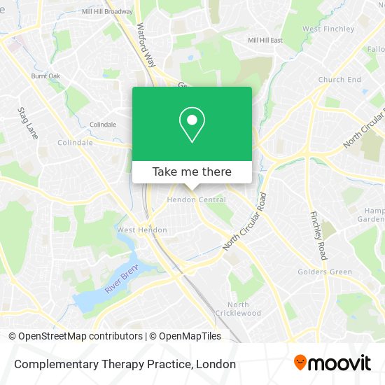 Complementary Therapy Practice map