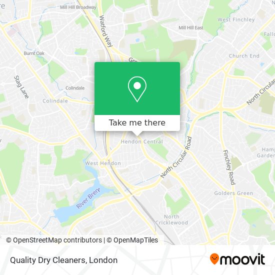 Quality Dry Cleaners map