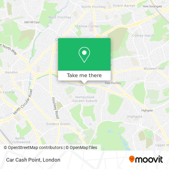 Car Cash Point map