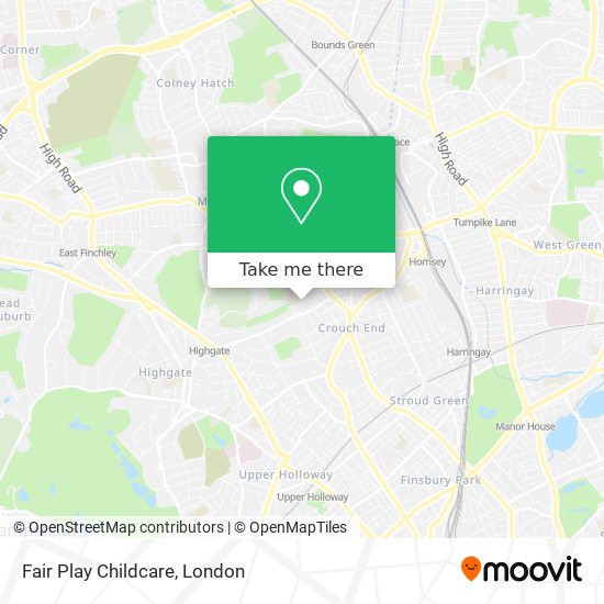 Fair Play Childcare map