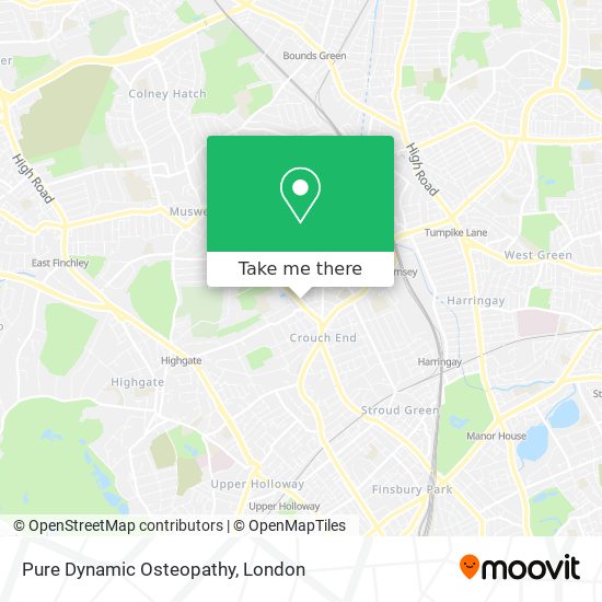 Pure Dynamic Osteopathy map