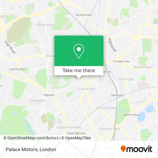 Palace Motors map