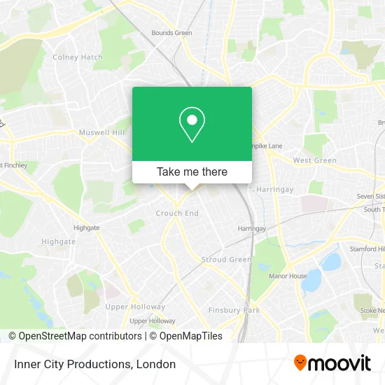 Inner City Productions map