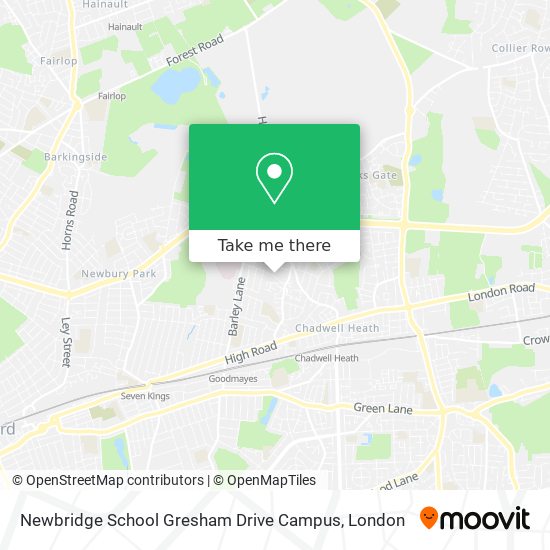 Newbridge School Gresham Drive Campus map