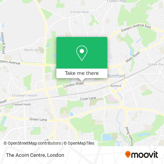 The Acorn Centre map