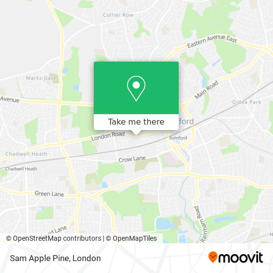 Sam Apple Pine map