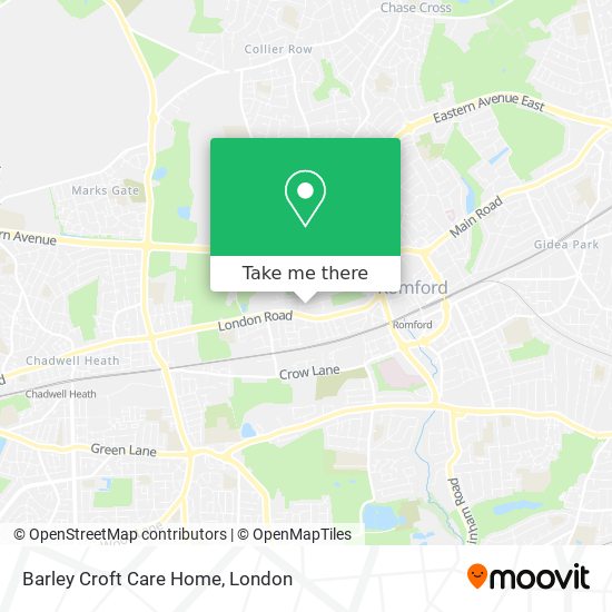 Barley Croft Care Home map