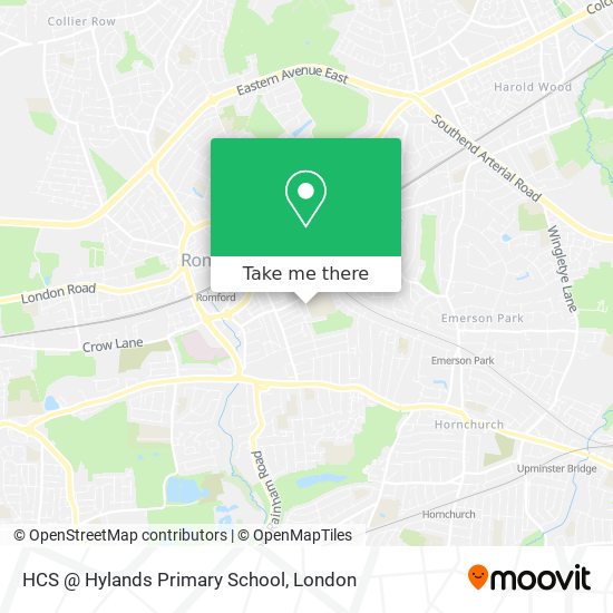 HCS @ Hylands Primary School map