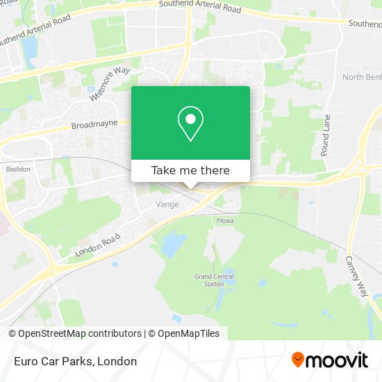 Euro Car Parks map