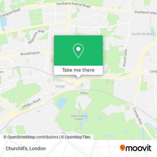 Churchill's map