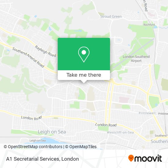 A1 Secretarial Services map