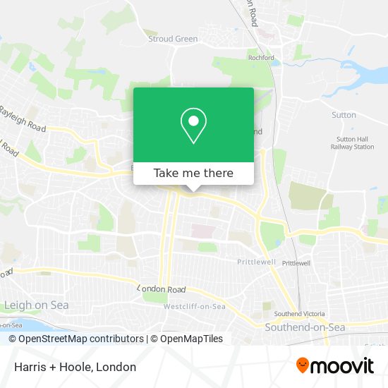 Harris + Hoole map