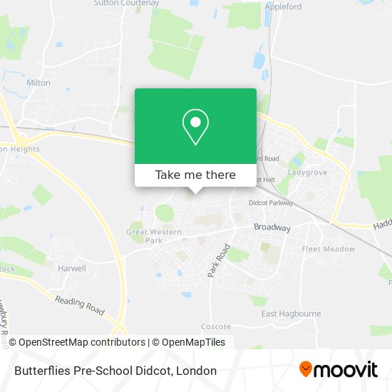 Butterflies Pre-School Didcot map