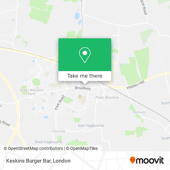 Keskins Burger Bar map
