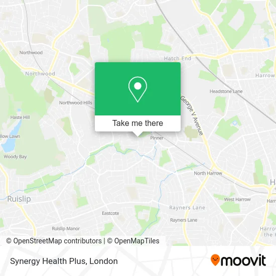Synergy Health Plus map
