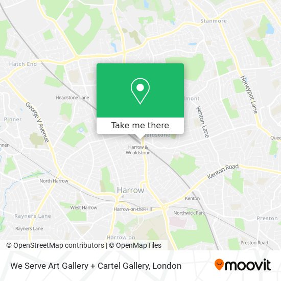 We Serve Art Gallery + Cartel Gallery map