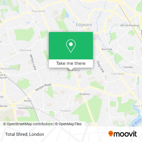 Total Shred map