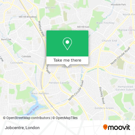Jobcentre map