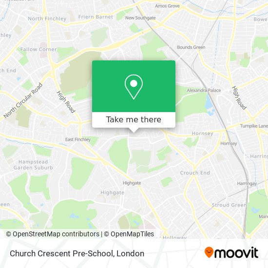 Church Crescent Pre-School map
