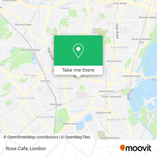 Rose Cafe map