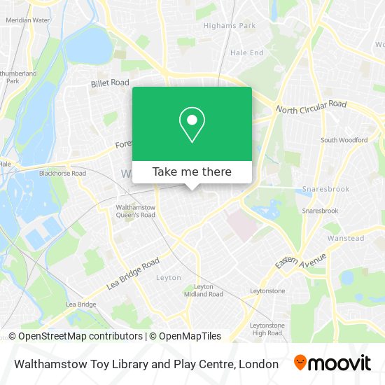 Walthamstow Toy Library and Play Centre map
