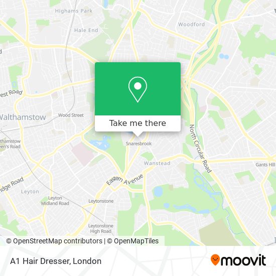 A1 Hair Dresser map
