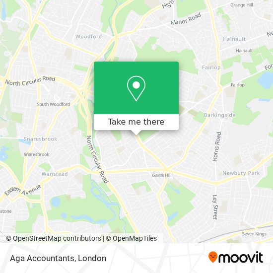 Aga Accountants map