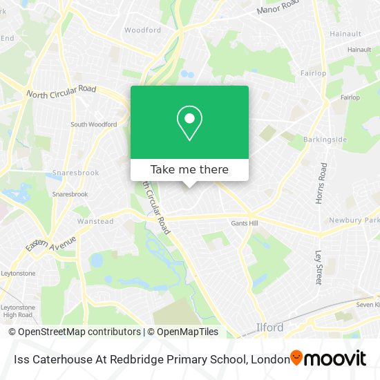 Iss Caterhouse At Redbridge Primary School map