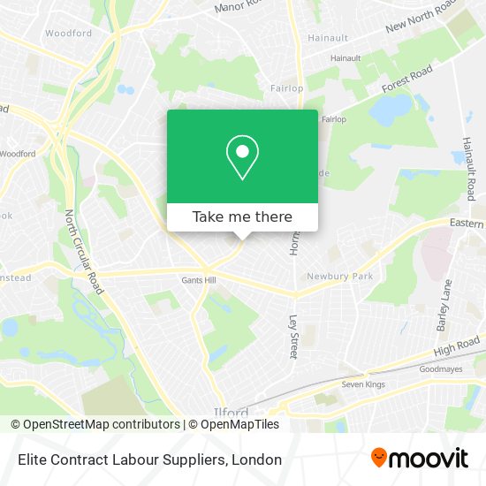 Elite Contract Labour Suppliers map