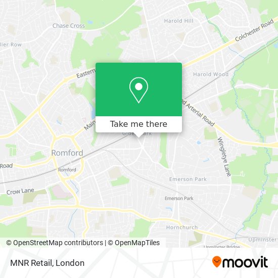 MNR Retail map