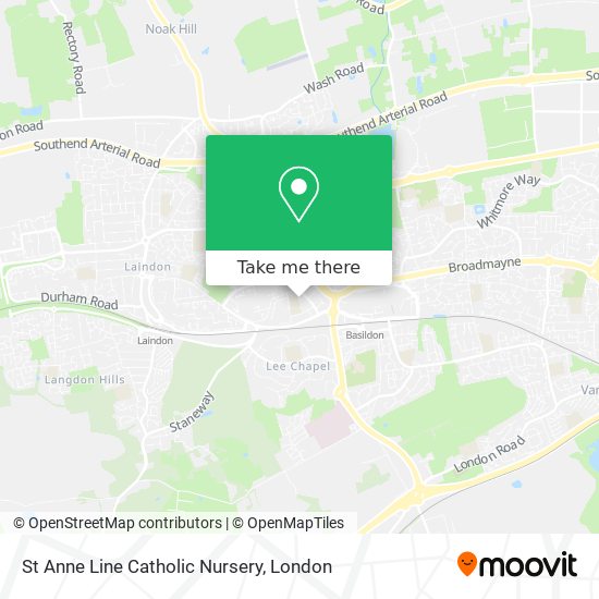 St Anne Line Catholic Nursery map
