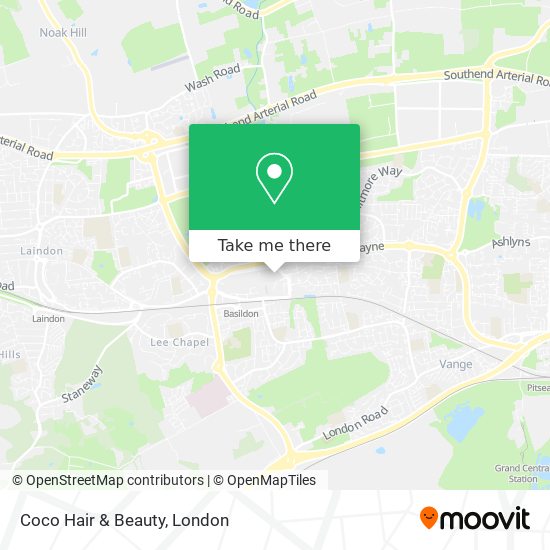 Coco Hair & Beauty map