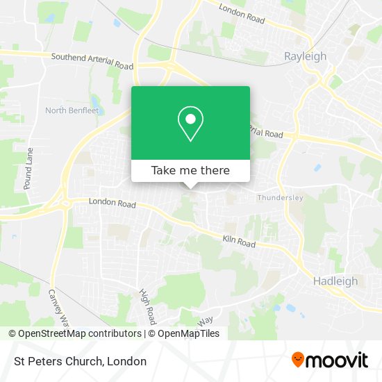 St Peters Church map
