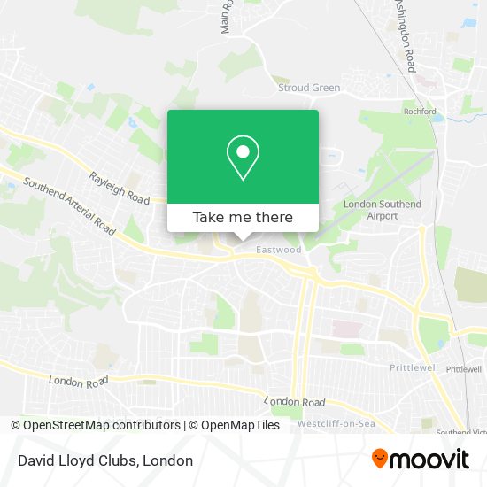 David Lloyd Clubs map