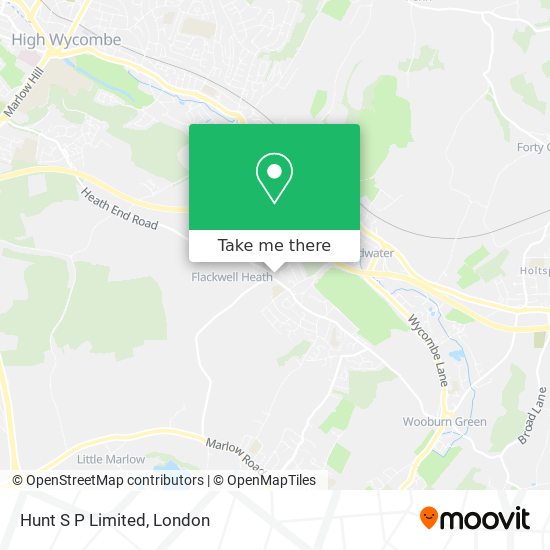 Hunt S P Limited map