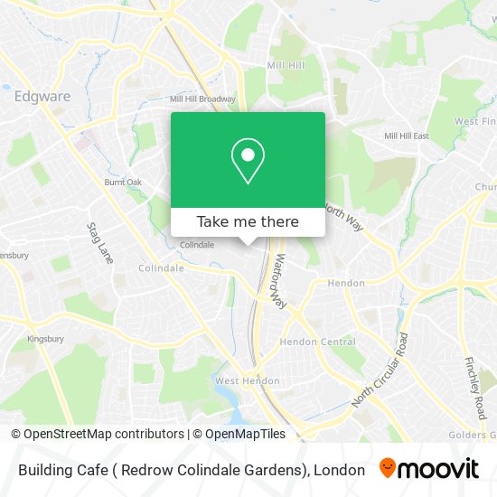 Building Cafe ( Redrow Colindale Gardens) map