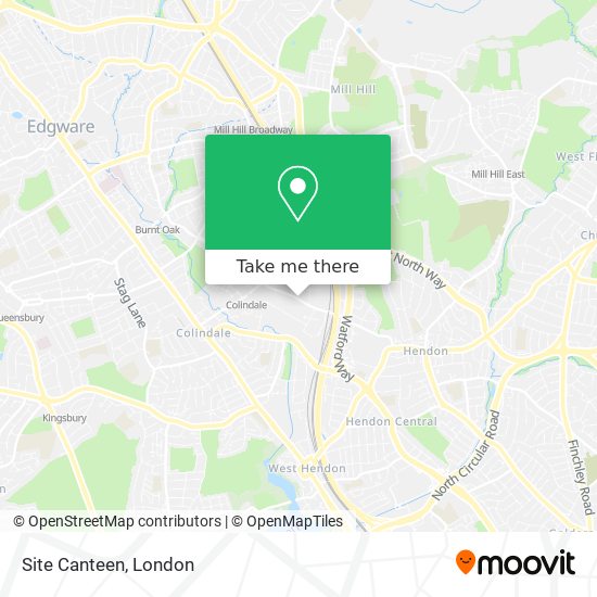 Site Canteen map
