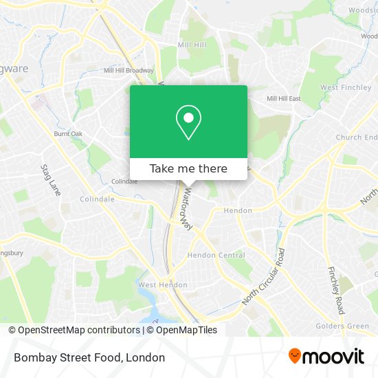 Bombay Street Food map