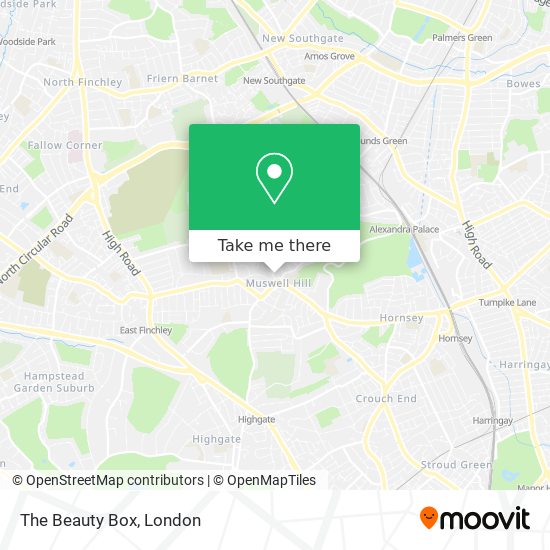 The Beauty Box map