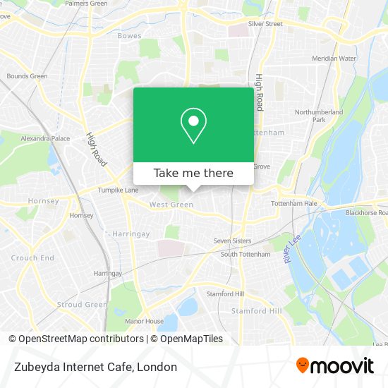 Zubeyda Internet Cafe map