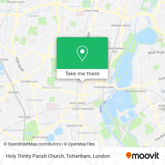 Holy Trinity Parish Church, Tottenham map