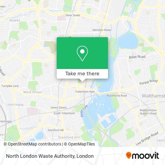 North London Waste Authority map
