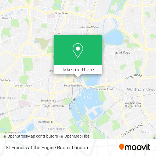 St Francis at the Engine Room map