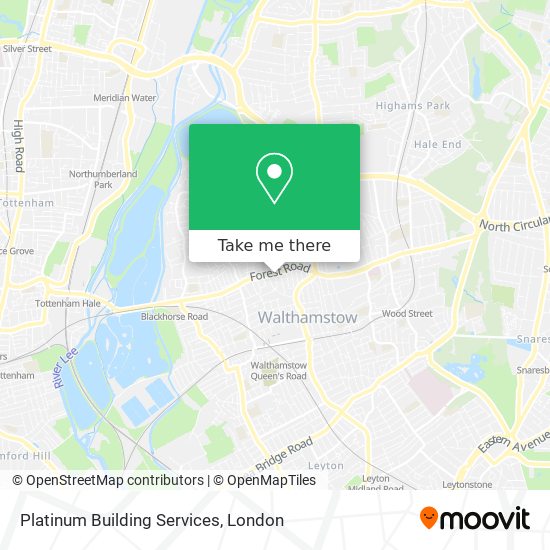 Platinum Building Services map