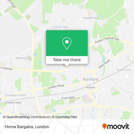 Home Bargains map