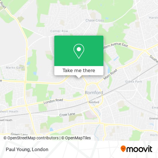 Paul Young map