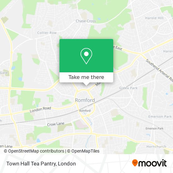 Town Hall Tea Pantry map