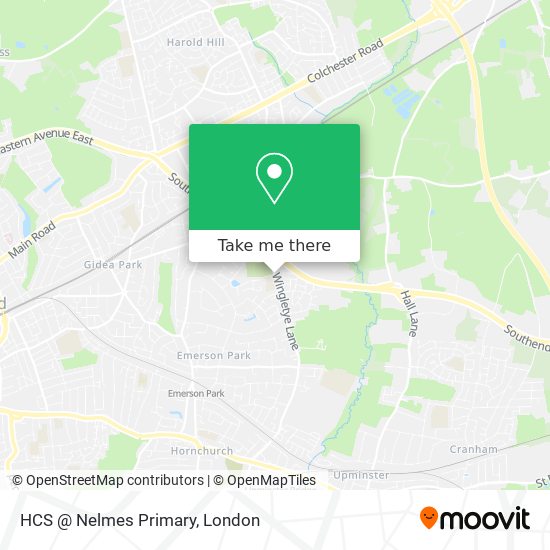 HCS @ Nelmes Primary map