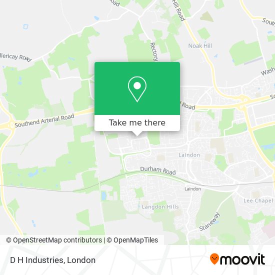 D H Industries map