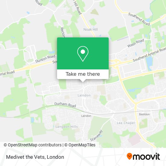 Medivet the Vets map